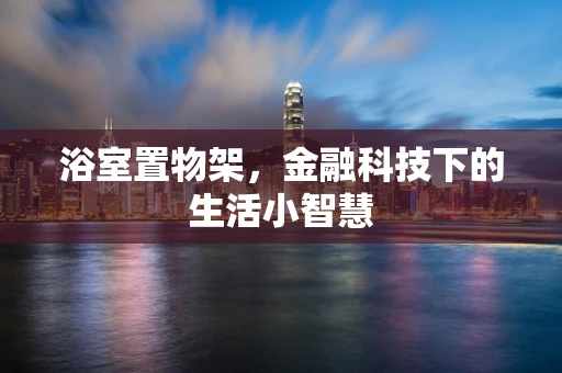 浴室置物架，金融科技下的生活小智慧