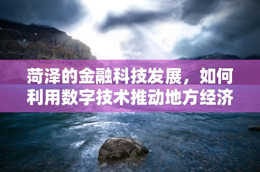 菏泽的金融科技发展，如何利用数字技术推动地方经济新增长？