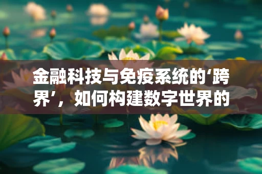 金融科技与免疫系统的‘跨界’，如何构建数字世界的‘免疫屏障’？