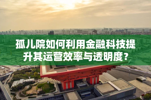 孤儿院如何利用金融科技提升其运营效率与透明度？