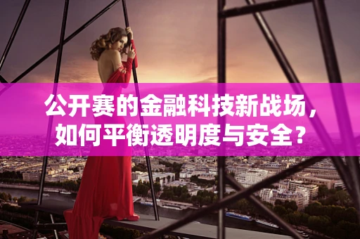 公开赛的金融科技新战场，如何平衡透明度与安全？