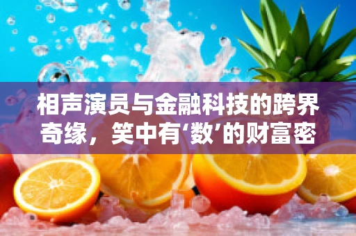 相声演员与金融科技的跨界奇缘，笑中有‘数’的财富密码