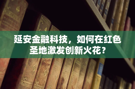 延安金融科技，如何在红色圣地激发创新火花？