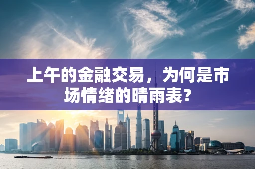 上午的金融交易，为何是市场情绪的晴雨表？